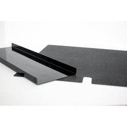 Bayshore RetroFit Plastic Black 6-1/4 in. W X 18-1/2 in. L Mailbox Rust Sleeve