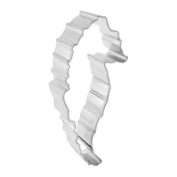 R&M International Corp 2 in. W X 5 in. L Sea Horse Cookie Cutter Silver 1 pc