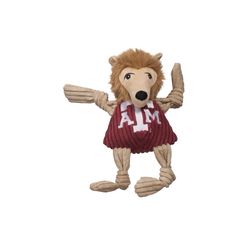 HuggleHounds Reveille Knottie For Dog Brown Texas A&M University Dog Toy Small 1 pk