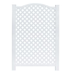 Barrette Outdoor Living 32 in. W X 3.9 ft. L White Vinyl Lattice Panel