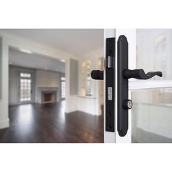 Ace Matte Black Metal Mortise Latch 1 pk