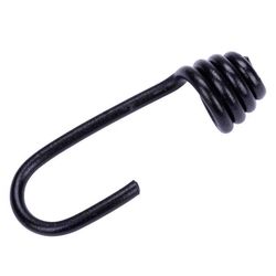 Keeper Black Bungee Cord Hooks 3 in. L X 1/4 to 5/16 in. 4 pk