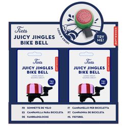 Kikkerland Fiets Metal Bike Bell Assorted
