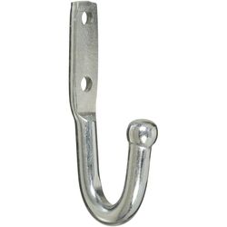 National Hardware Large Zinc-Plated Silver Steel 3-3/4 in. L Rope/Tarp Hook 1 pk