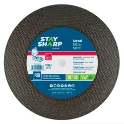 Stay Sharp 10 in. D X 5/8 in. X 3/32 in. thick Metal Cutting Wheel 1 pc