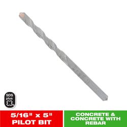 Diablo 5/16 in. Carbide Tipped SDS-Plus 6 in. L Core Bit Extension