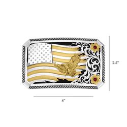 Montana Silversmiths Noble Pride American Made Eagle Belt Buckle