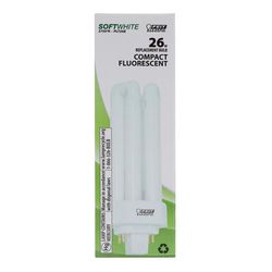 Feit 26 W PL 1.88 in. D X 5.2 in. L CFL Bulb Soft White Specialty 2700 K 1 pk