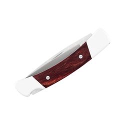 Buck Knives Squire Brown/White 420 HC Steel > 6 in. Pocket Knife