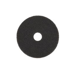 3M 17 in. D Non-Woven Natural/Polyester Fiber Floor Polishing Pad Black