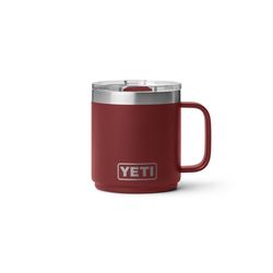 YETI Rambler 10 oz Stag Red BPA Free Ceramic Lined Stackable Mug with MagSlider Lid