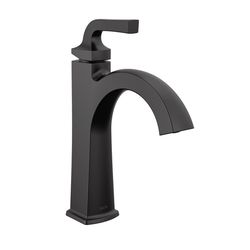 Delta Knoxville Matte Black Motion Sensing Contemporary Single-Handle Bathroom Sink Faucet 4 in.