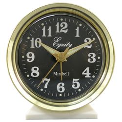 La Crosse Equity 2.5 in. Black Alarm Clock Analog