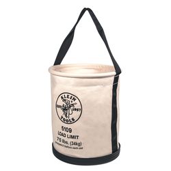Klein Tools 12 in. W X 15 in. H Canvas/Polypropylene Tool Bucket Beige 1 pc