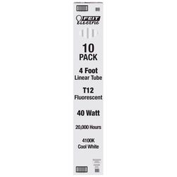 Feit Legacy Bulbs 40 W T12 1.4 in. D X 47.9 in. L Fluorescent Bulb Cool White Linear 4100 K 10 pk