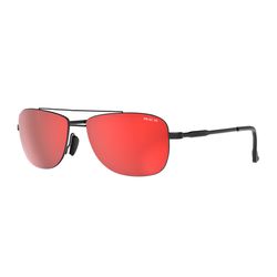 BEX Sunglasses Sunglasses Unisex Black Frame Brown/Red Lens Polarized