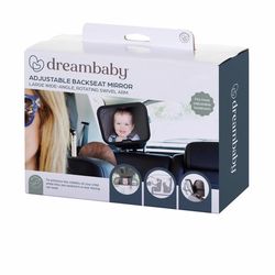 Dreambaby Black Backseat Car Mirror 1 pk