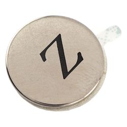 Magnet Source 0.75 in. L X 0.75 in. W Silver Neodymium Disc Magnets with Adhesive 3.91 lb. pull 5 pc