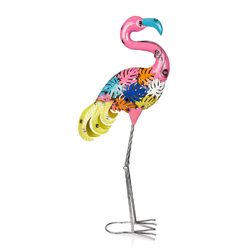 Alpine Multicolored Iron 9 in. H Outdoor Decoration