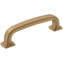 Amerock Transitional Arch Cabinet Pull 3-3/4 in. Champagne Bronze Gold 1 pk