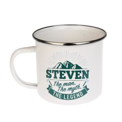 Top Guy Steven 14 oz Multicolored Steel Enamel Coated Mug 1 pk