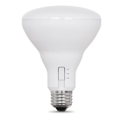Feit BR30 E26 (Medium) LED Bulb Adjustable White 65 Watt Equivalence 12 pk