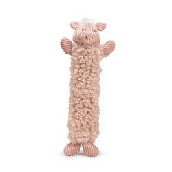 HuggleHounds Long & Lovelie Penelope Pig Dog Toy 1 pk