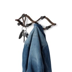 Umbra Black/Brown Wood Decorative Hooks 1 pk