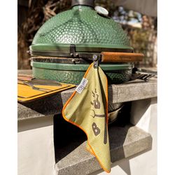 LEUS Fabric BBQ Towel 9 in. L X 9 in. W 1 pk