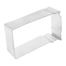 R&M International Corp 2 in. W X 4 in. L South Dakota State Cookie Cutter Silver 1 pc