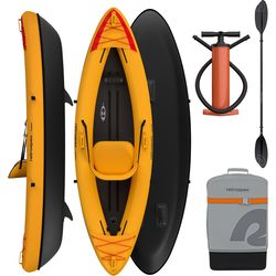 Retrospec PVC Inflatable Multicolored Kayak 9.1 in. W X 37 in. L