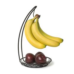 Spectrum Grid Black Steel Banana Holder