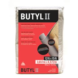 Trimaco Butyl II 12 ft. W X 15 ft. L Dual-Layer Canvas Drop Cloth 1 pk