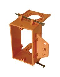 Cantex New Work Rectangle PVC 1 gang Junction Box Orange