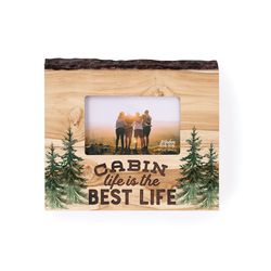 P Graham Dunn 10 in. H X 0.75 in. L Natural Brown Wood Photo Frame