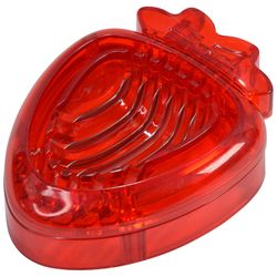 R&M International Corp Red Plastic/Steel Strawberry/Egg Slicer