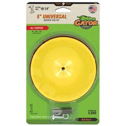 Gator 5 in. D Plastic Backing Pad 1/4 in. 3000 rpm 1 pc
