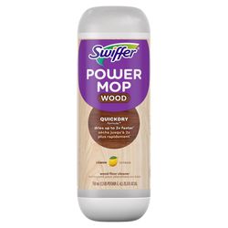 Swiffer Power Mop Lemon Scent Wood Cleaner Liquid 25.3 oz