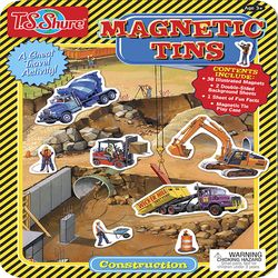 T.S. Shure Construction Magnetic Tin Playset Multicolor