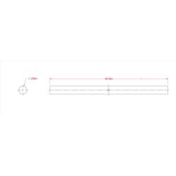 SteelWorks 48 in. L X 0.25 in. D Aluminum Rod 1 pk