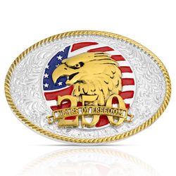 Montana Silversmiths 250 years of Freedom Belt Buckle