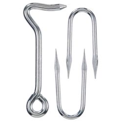 Ace 0.73 in. L Zinc Wire Staple Gate Hook 1 pk