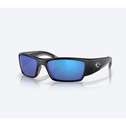 Costa Corbina Pro Sunglasses Men's Black Frame Blue Mirror 580G Lens Polarized