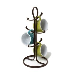 Spectrum Ashley 6.75 in. L X 6.8 in. W X 15.3 in. H Bronze Mug Holder