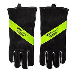 Forney 15 in. Insulated Cowhide Welding Gloves Black M 1 pk
