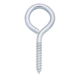 Hampton 3/8 in. X 4 in. L Zinc-Plated Steel Lag Thread Eyebolt