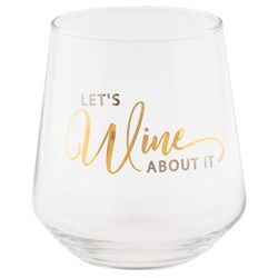 Karma Clear Glass Wine Glass