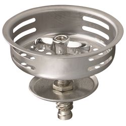 Plumb Pak 3-1/2 in. D Stainless Steel Strainer Basket Silver