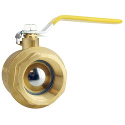 Apollo 94A Series 2-1/2 in. Brass FNPT Ball Valve Full Port Quarter-Turn Lever For Water/Oil/Gas