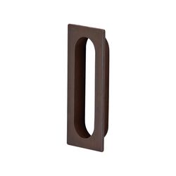 Ives 3-1/8 in. L Oil Rubbed Bronze Brass Flush Mortise Finger Pull